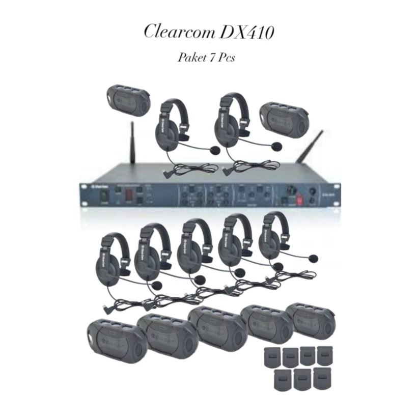 Sewa Clearcom DX410 Paket 7 unit