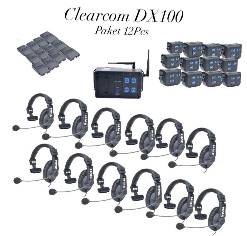 Sewa Clearcom Paket 12 Unit Jakarta
