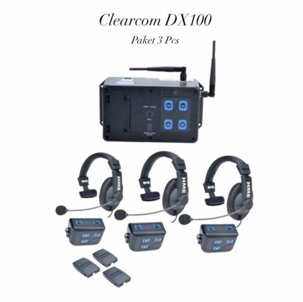 Sewa Clearcom Paket 3 Person