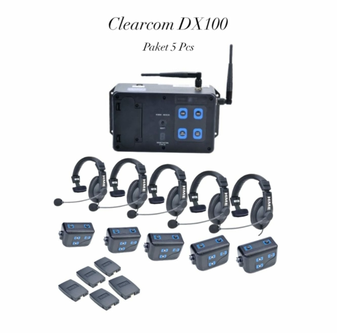 Sewa Clearcom Paket 5 Person
