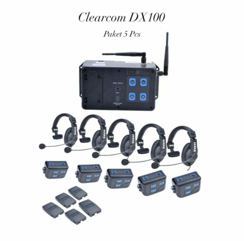 Sewa Clearcom Paket 5 Person