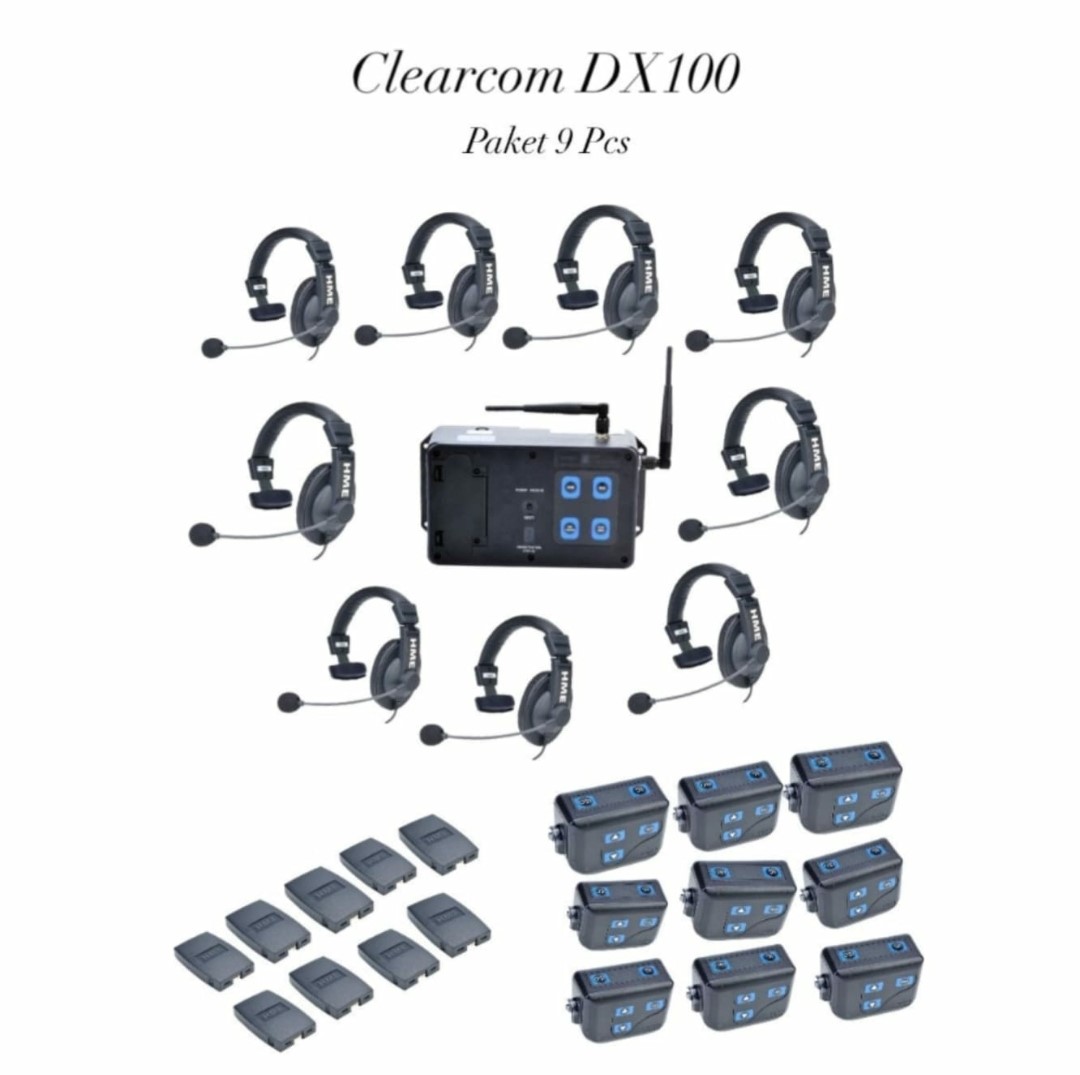 Sewa Clearcom Paket 9 Person Jakarta